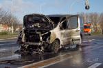 Autobrand kennedy rondpunt Oostende