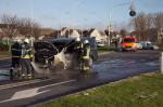 Autobrand kennedy rondpunt Oostende